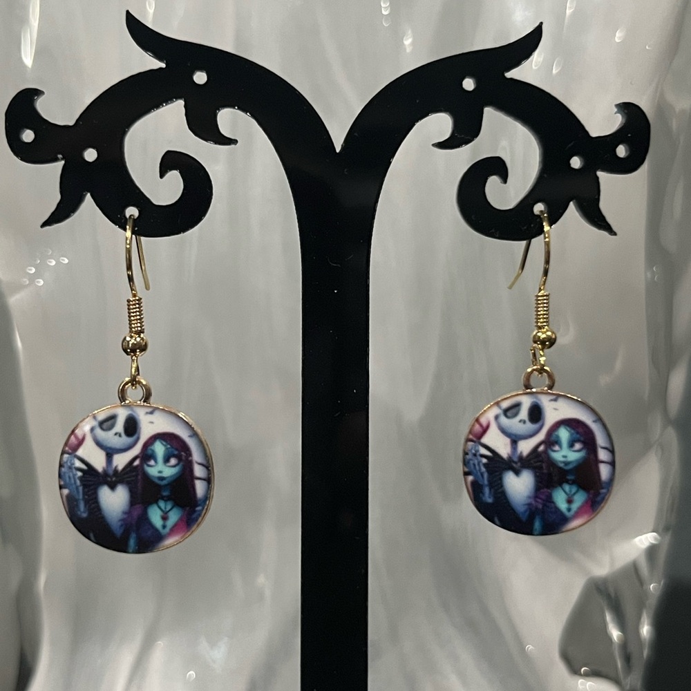 Halloween Earrings. Nightmare Before Christmas